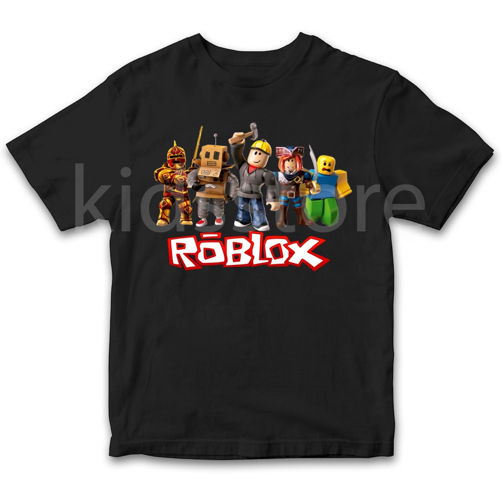 Roblox เสื้อผ้าเด็ก ลายโลโก้ ROBLOX สําหรับเด็กผู้ชาย ผู้หญิง อายุ 3-12 ปี