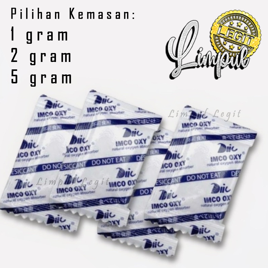 ซิลิก้าเจล Imco Oxy 1 กรัม | FOODGRADE ซองซิลิกา | อาหารเท่านั้น
