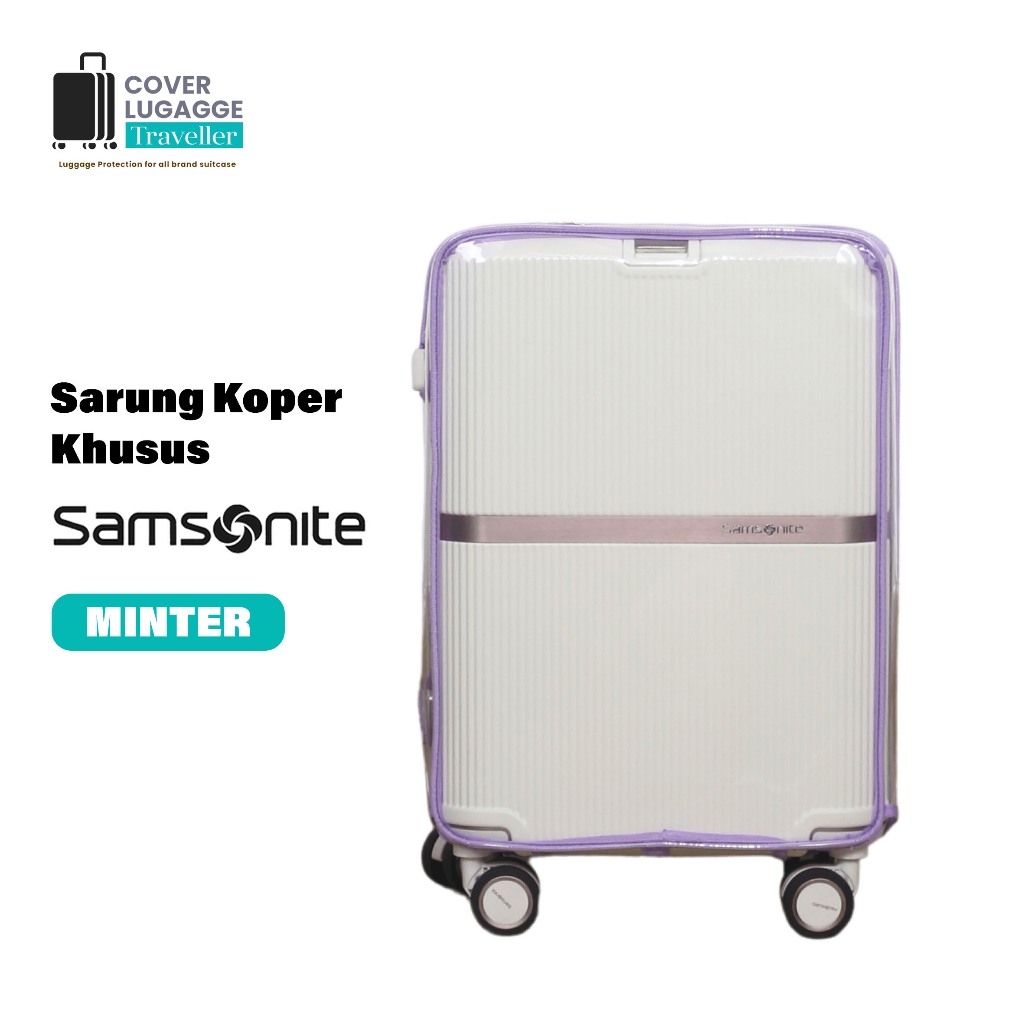 ฝาครอบป้องกันกระเป๋าเดินทาง Mica เต็มรูปแบบสําหรับกระเป๋าเดินทาง samsonite minter ทุกขนาด