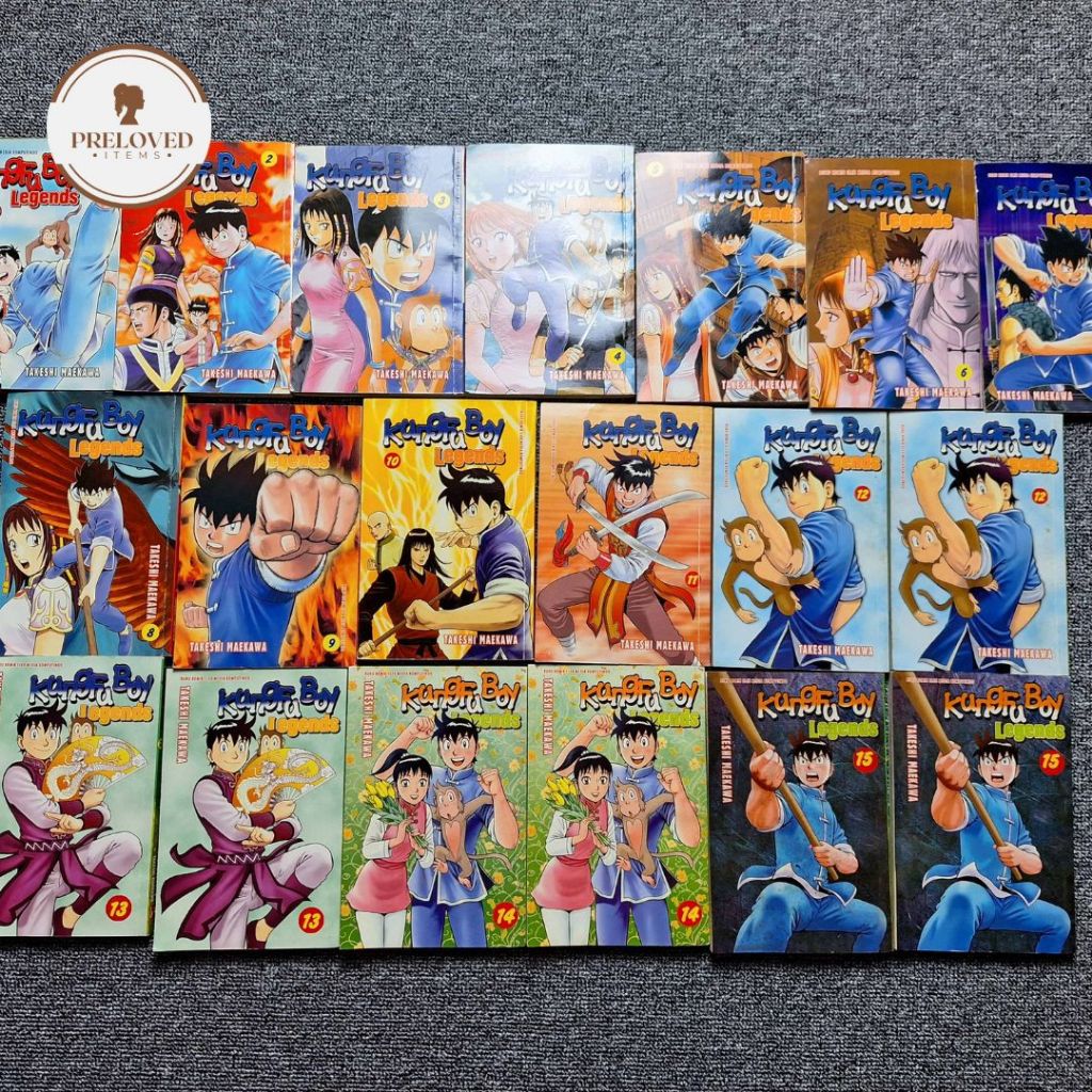 Komik Kung Fu Boy Legends ( ฉบับ 1-15 ) โดย Takeshi Maekawa - Elex Media Komputindo