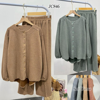 LIKE&BUY Oneset Aurel Stelan knit busui frendly || set rok busui knit