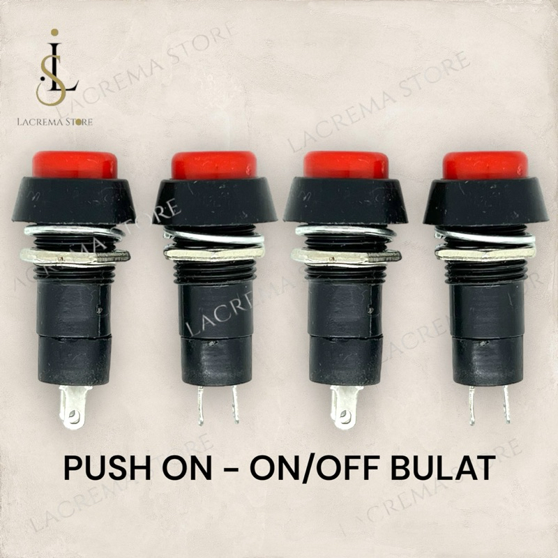 สวิตช์ดันบนสวิตช์ทรงกลม PUSH ON OFF ROUND SWITCH ON BOX ON SWITCH