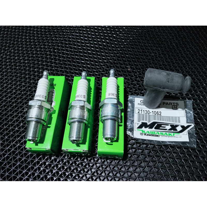 NGK B9ES NINJA R SS RR ใหม่ OLD ZX CBU 150 B 9ES SPARK PLUG NGK ORIGINAL KAWASAKI 97070-1253/92070-1