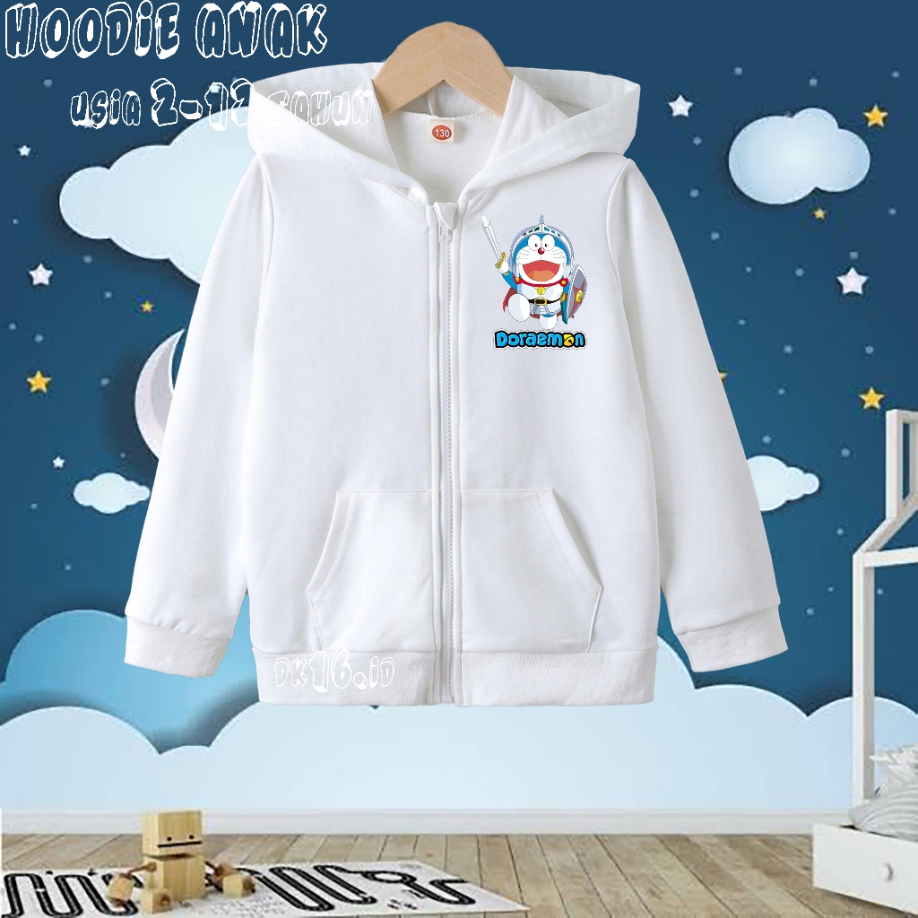DORAEMON ZIPPER JACKET สําหรับเด็ก/BOYS/GIRLS/CUTE KIDS JACKET/ ESPORTS JACKET/FF JACKET/MOBILE LEGE