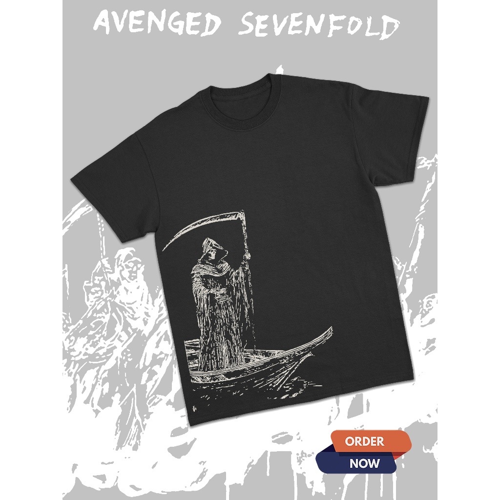 เสื้อยืด AVENGED SEVENFOLD / เสื้อผ้า MARCHENDISE / ASIA TOUR / / A7X CONCERT / เสื้อยืดพรีเมี่ยม