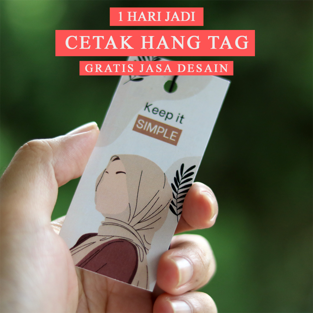 CUSTOM CLOTHING LABEL HANGER ออกแบบฟรี SERVICES วันเดียว DONE ใน 1 ด้านข้าง