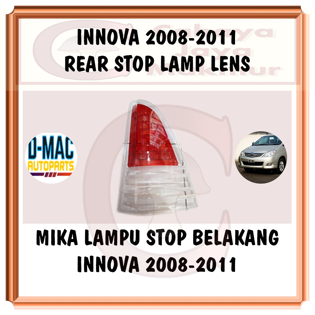 ไฟเลี้ยว ไฟเบรก สําหรับรถยนต์ Toyota Kijang Innova 2008 2009 2010 2011
