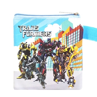 Transformers Blue Long Coin Purse Case Sling Bag Children Character ของที่ระลึก Transformer Birthday Gift