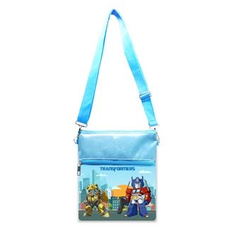 Transformers Blue Long Coin Purse Case Sling Bag Children Character ของที่ระลึก Transformer Birthday Gift