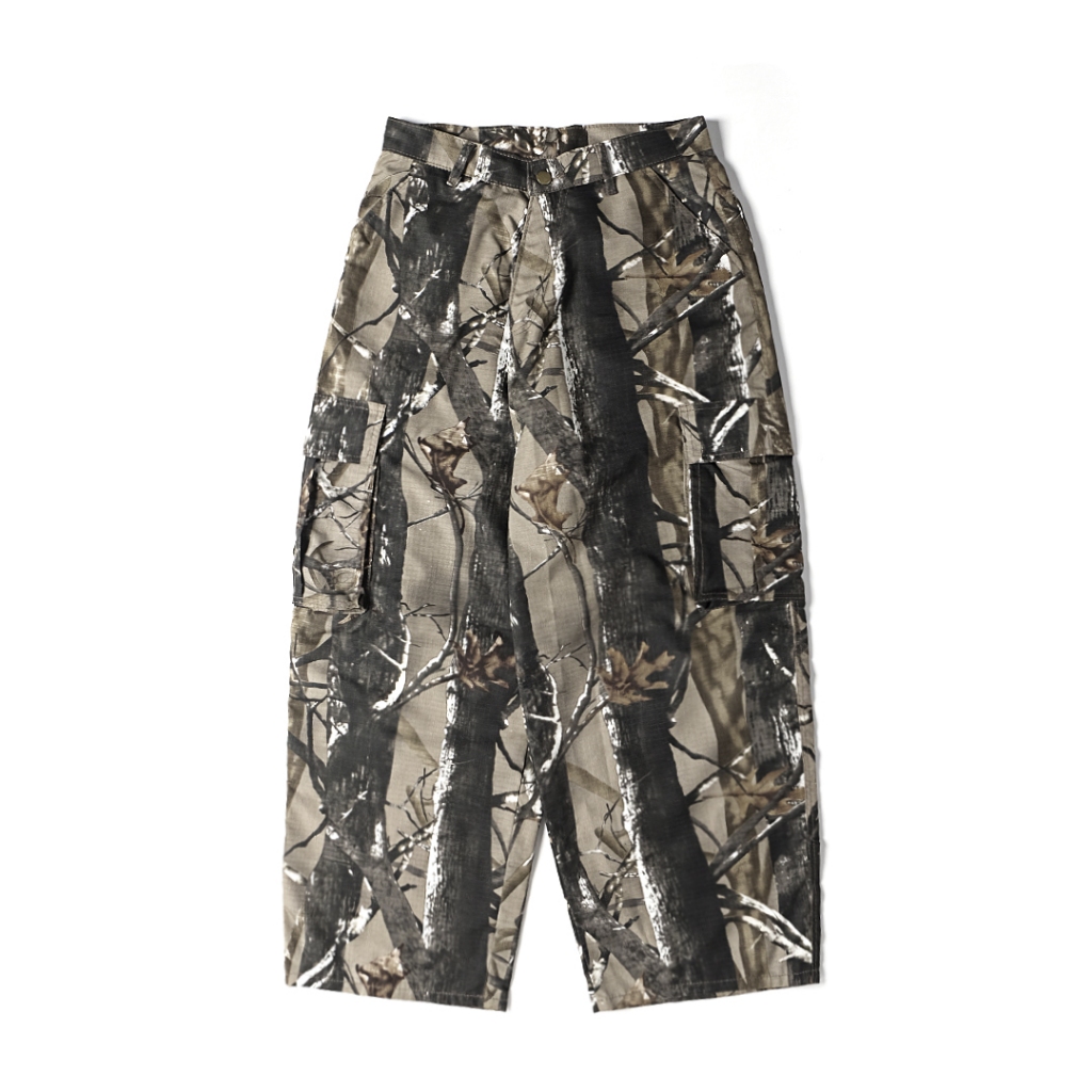 กางเกง Camo Big Loose - Real Tree - Grumble Grey