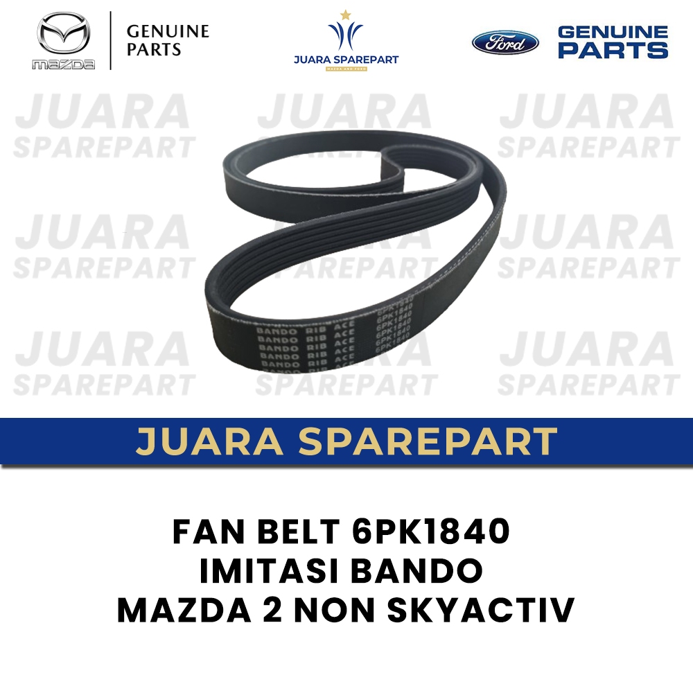 สายพานพัดลม 6PK1840 IMITATION BANDO MAZDA 2 NON SKYACTIV