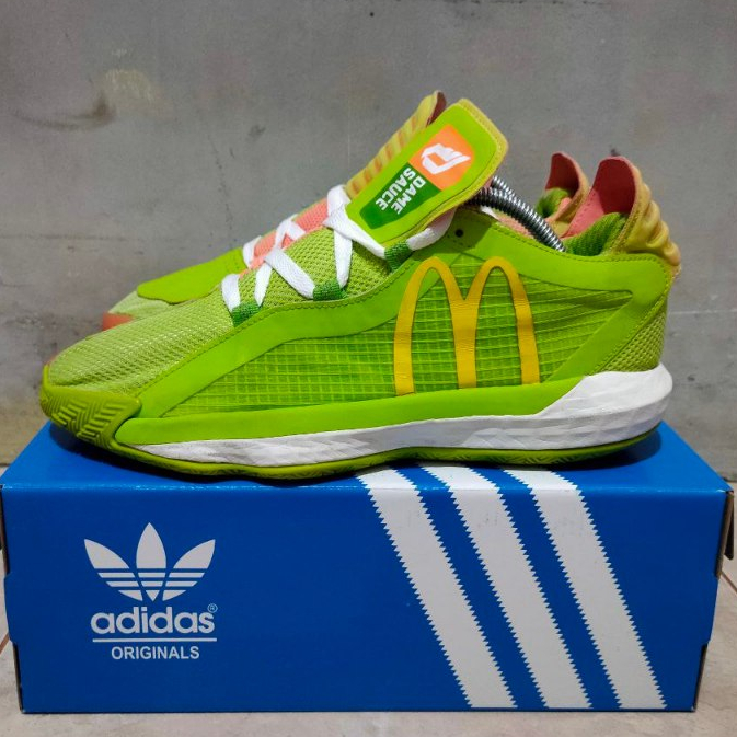 Adidas Dame 6 McDonald FX3334 - Size 411⁄3 - Second Original 100%