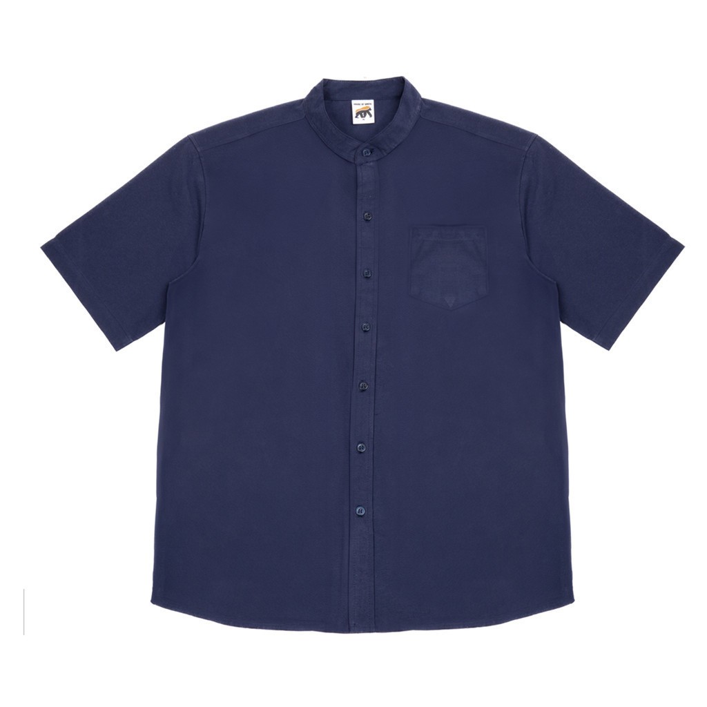 เสื้อเชิ้ตผู้ชาย KEMEJA House of Smith PKU - คอปก SS Navy