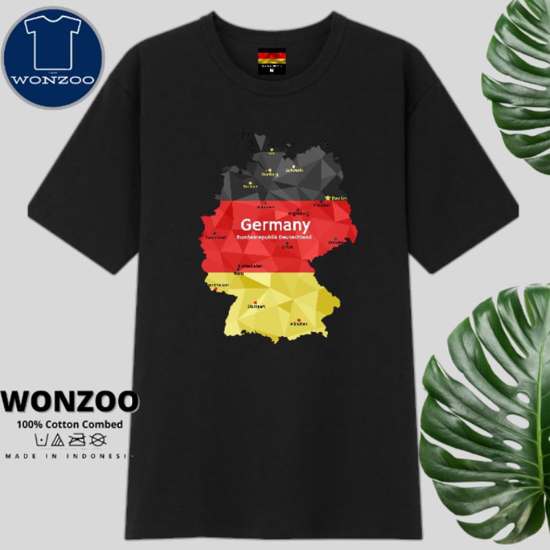 เสื้อยืด SOUVENIR GERMANY / By GERMANY - คุณภาพพรีเมี่ยม