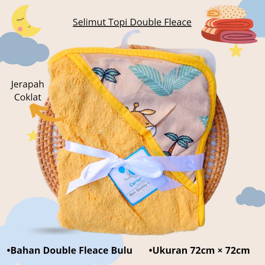 หมวก DOUBLE FLEECE BABY BLANKET