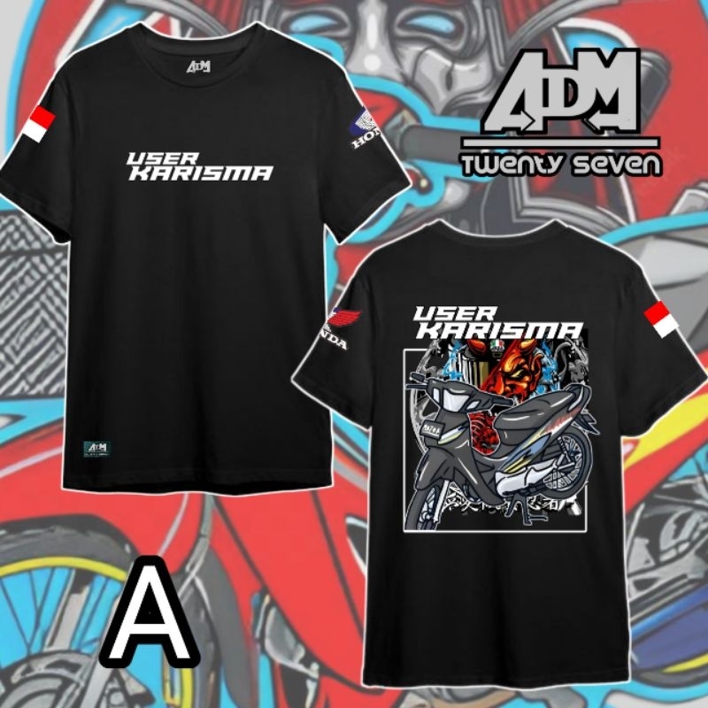 เสื้อยืด Honda Karisma 125 เสื้อยืด Honda Karisma เสื้อยืด Karisma เสื้อยืดนักแข่งผู้ใช้