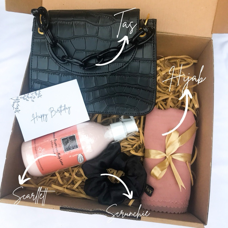 [SDW097] Gift BOX SLING BAG / GIFT FOR GIRLS / GIFT FOR BOYFRIEND