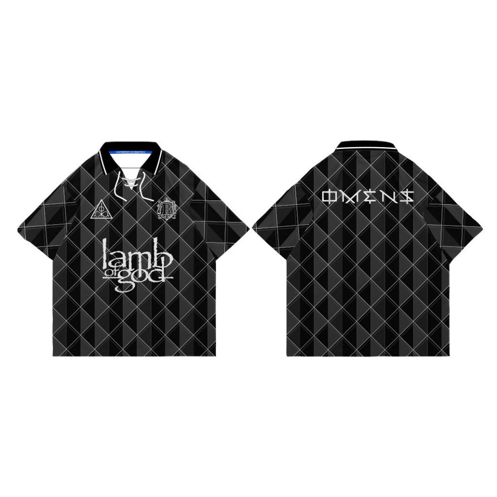 Rzq Active / Oversize Jersey / Lamb Of God / Music Jersey / Retro Jersey / Rugby / Vintage / Retro /