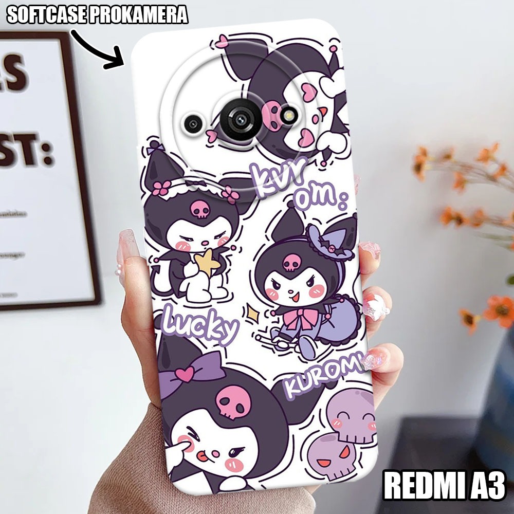 ซิลิโคนสําหรับ Xiaomi Redmi A3 2024 การ์ตูนล่าสุด Motif Softcase (SK05) - CHEAP DISI - Redmi A3 Soft