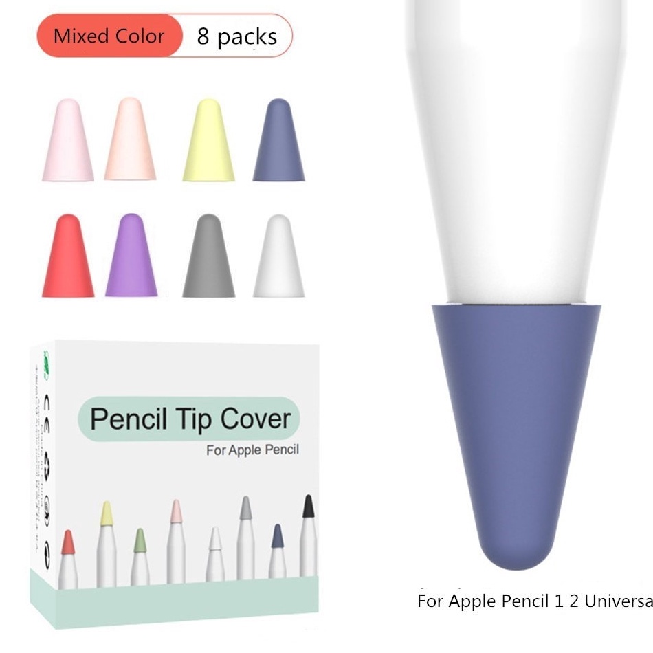 เคสซิลิโคน สําหรับ Apple Pencil Tip Nip Cap 1st 2nd gen C