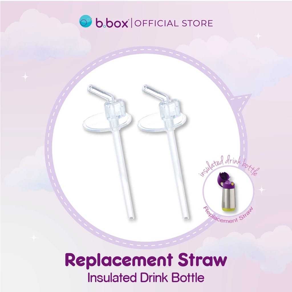B.box REPLACEMENT Straw สําหรับ TRITAN TOP STRAW INSULATED DRINK BOTTLE - Bbox Drinking BOTTLE Straw