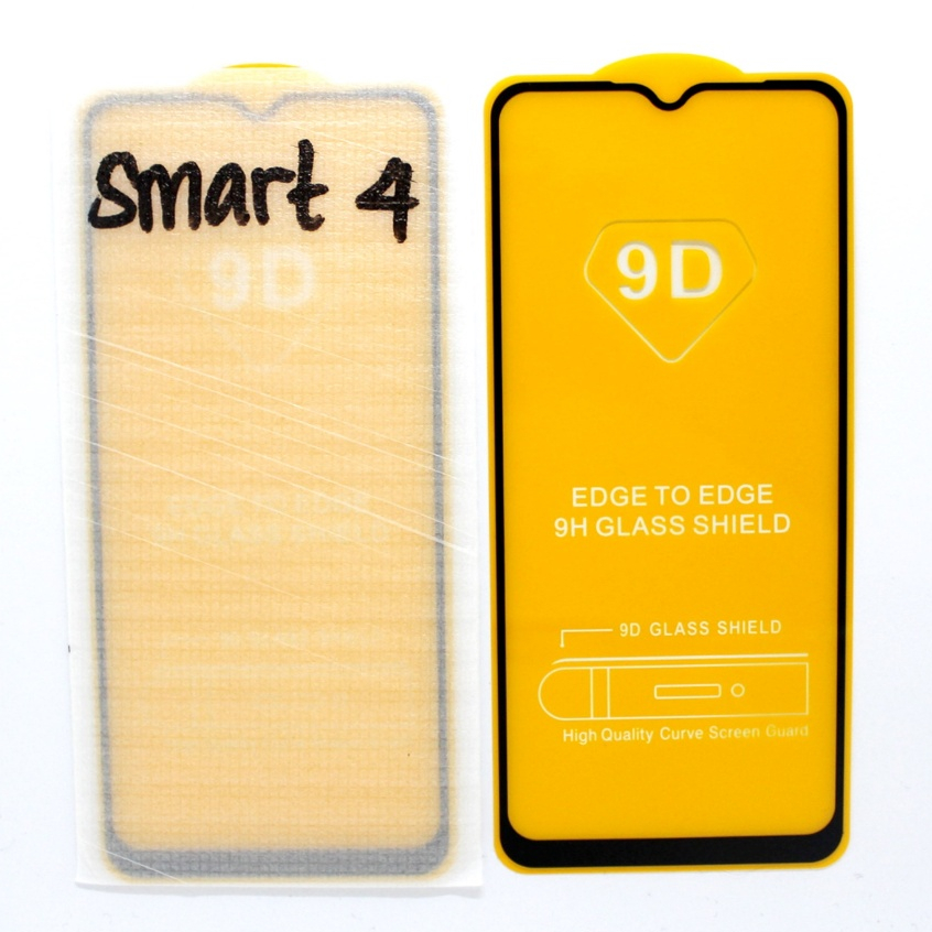 TEMPERED GLASS 9D INF X653- SMART 4 2019 สีดํา = X653C SMART 4C OP A5 2020
