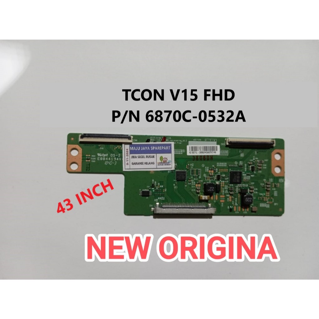 T CON LED TV LG 43Lf540 - T-CON TCON TIKON TICON LOGIC V15 FHD PN/ 6870C-0532A