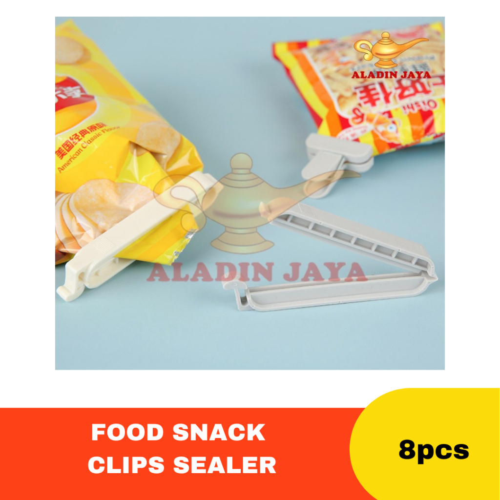 FOOD SNACK CLIPS SEALER 8 ชิ้น