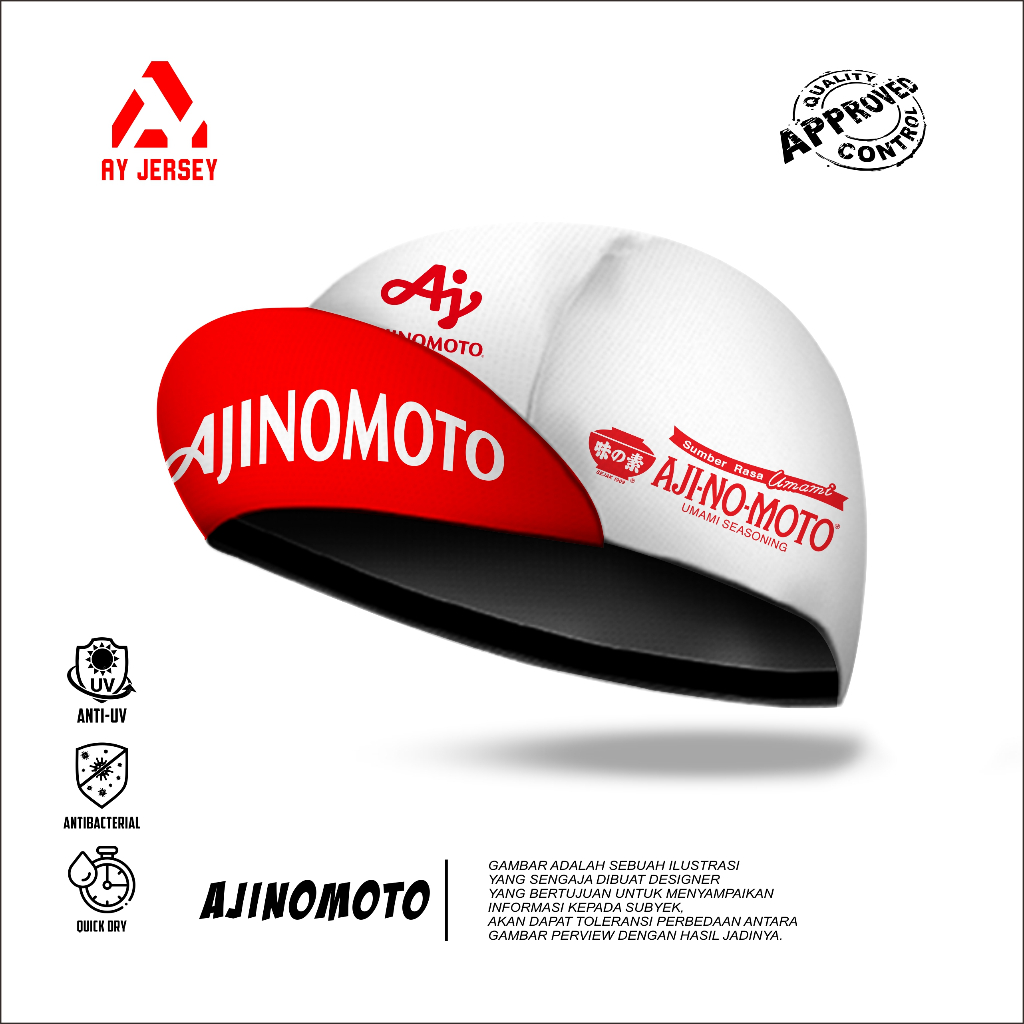 Ajinomoto CAP CYCLING (หมวกจักรยาน)