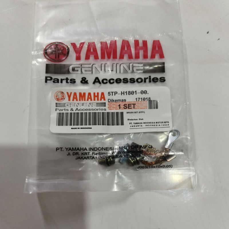 Areng Starter Charcoal / Brush Set Terminal Yamaha Jupiter Z MX Vega ZR Mio J M3 F1ZR 5TP-H1801-00