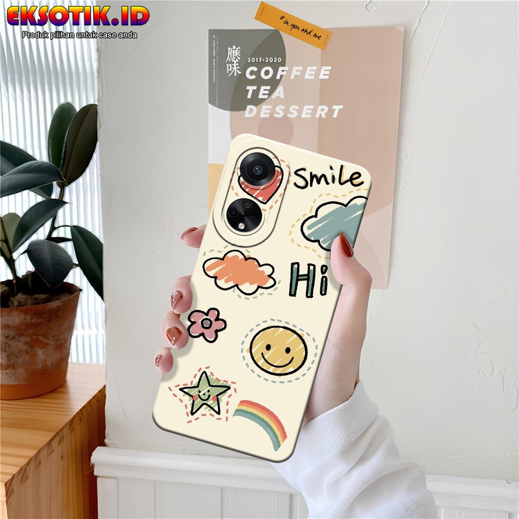 เคส Oppo A98 5G - เคส Oppo A98 5G - เคสแฟชั่นล่าสุด - Oppo A98 5G Silicone - Cool and Cute Motif - เ