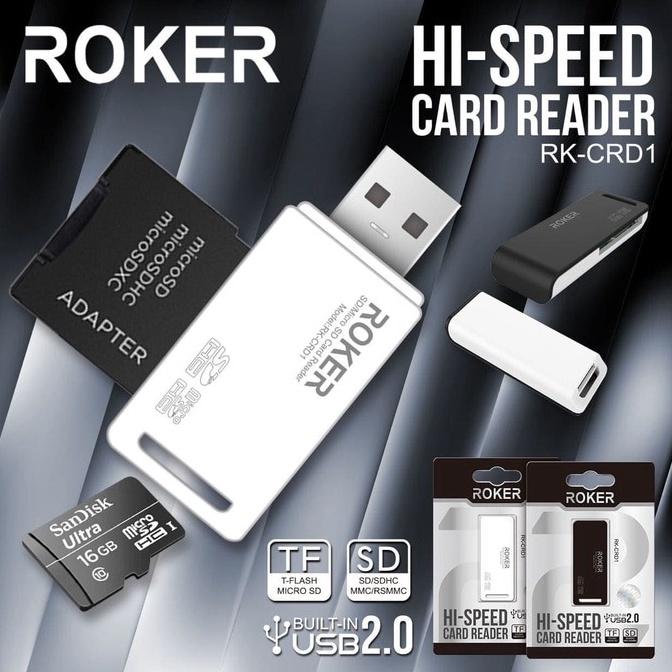 HIGHSPEED ROKER READER CARD SD MICRO SD