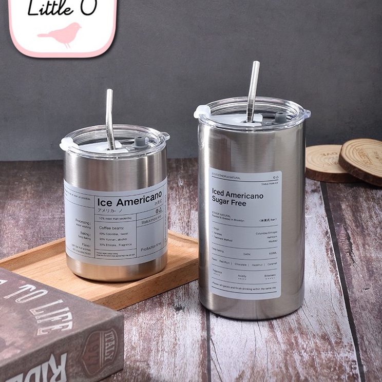 Still fresh 44 Viral Coffee Tumbler Stainless Steel Cup Coffee Tumbler แก้วน้ําสแตนเลส ทนความร้อนและ