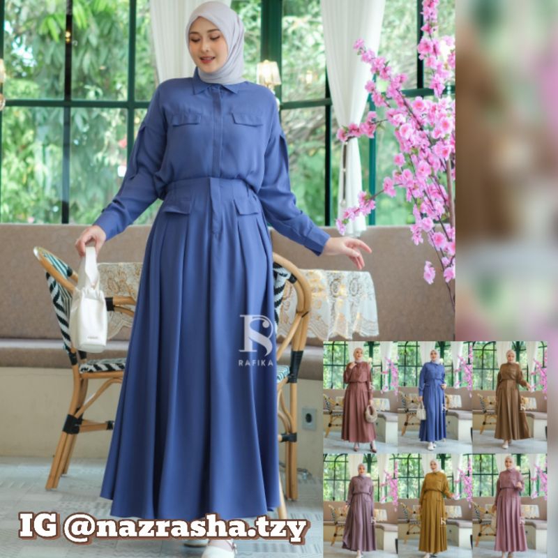 (p1) RAFIKA REYA Voxy Skirt Suit Reya Set By Rafika Store. ณzra Sha