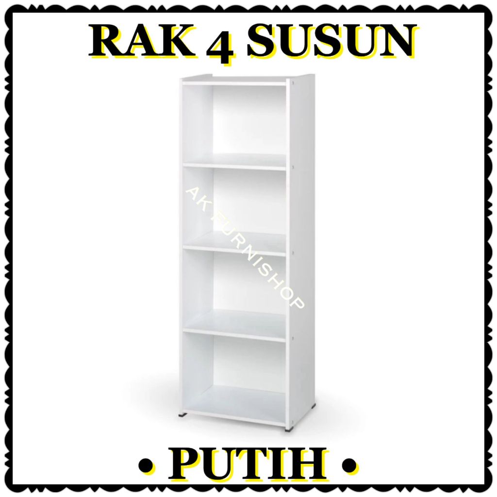 CUCI WAREHOUSE MULTIPURPOSE SHELF 2 ชั้น - 3 ชั้น - ครีม 4 ชั้น