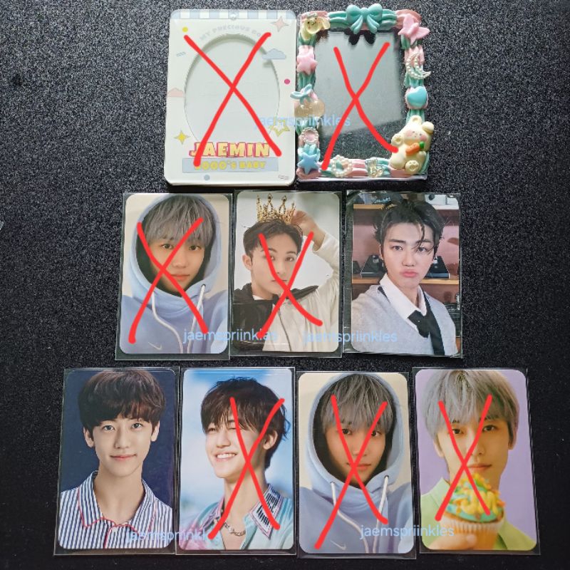 Photocard jaemin yes 24 istj