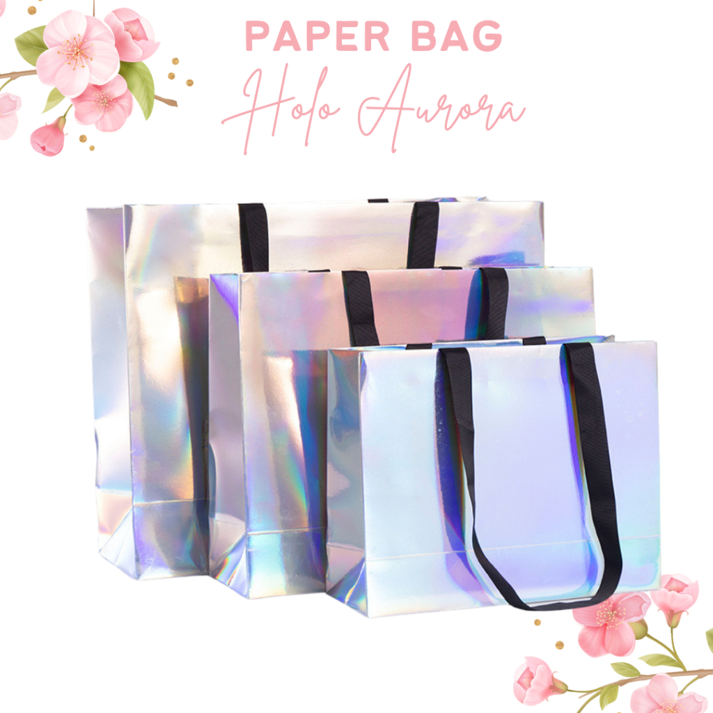 Holo Aurora Premium Paper Bag