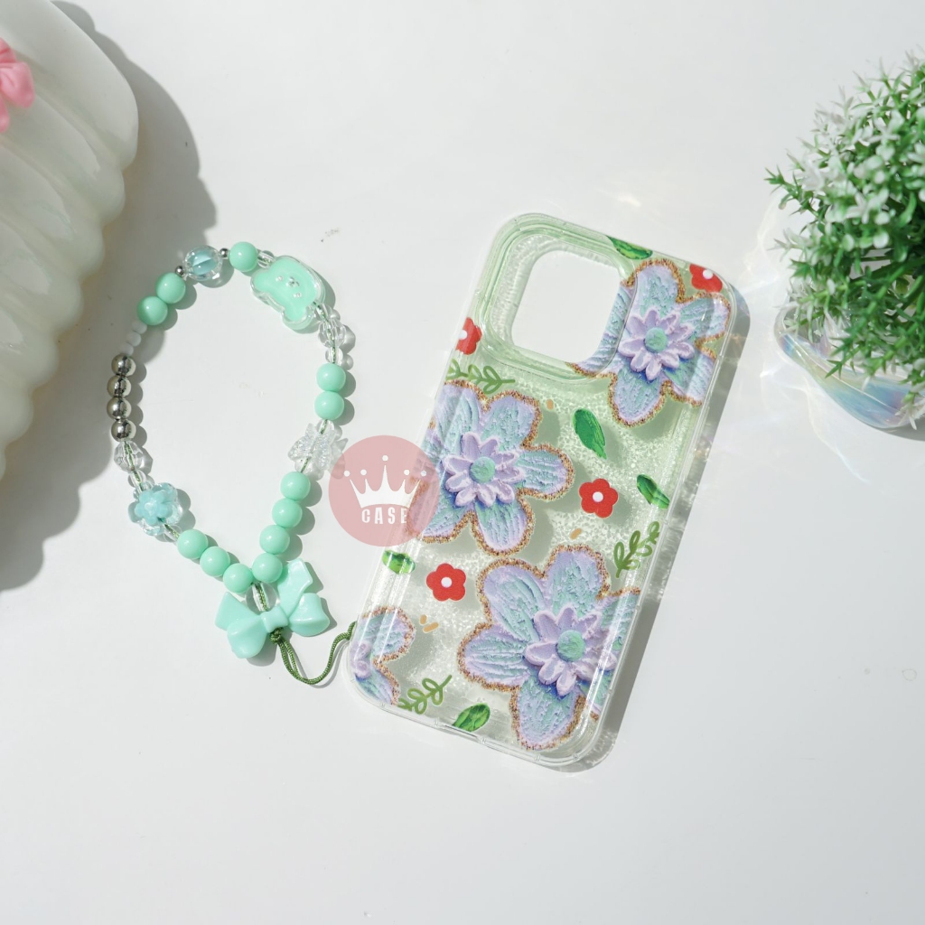ลายโปร่งใส + Starp Case Samsung A15 A35 A25 S23 S24 S22 S23+ A05 A05S A34 A54 A14 A04S A04 A23 A13 A