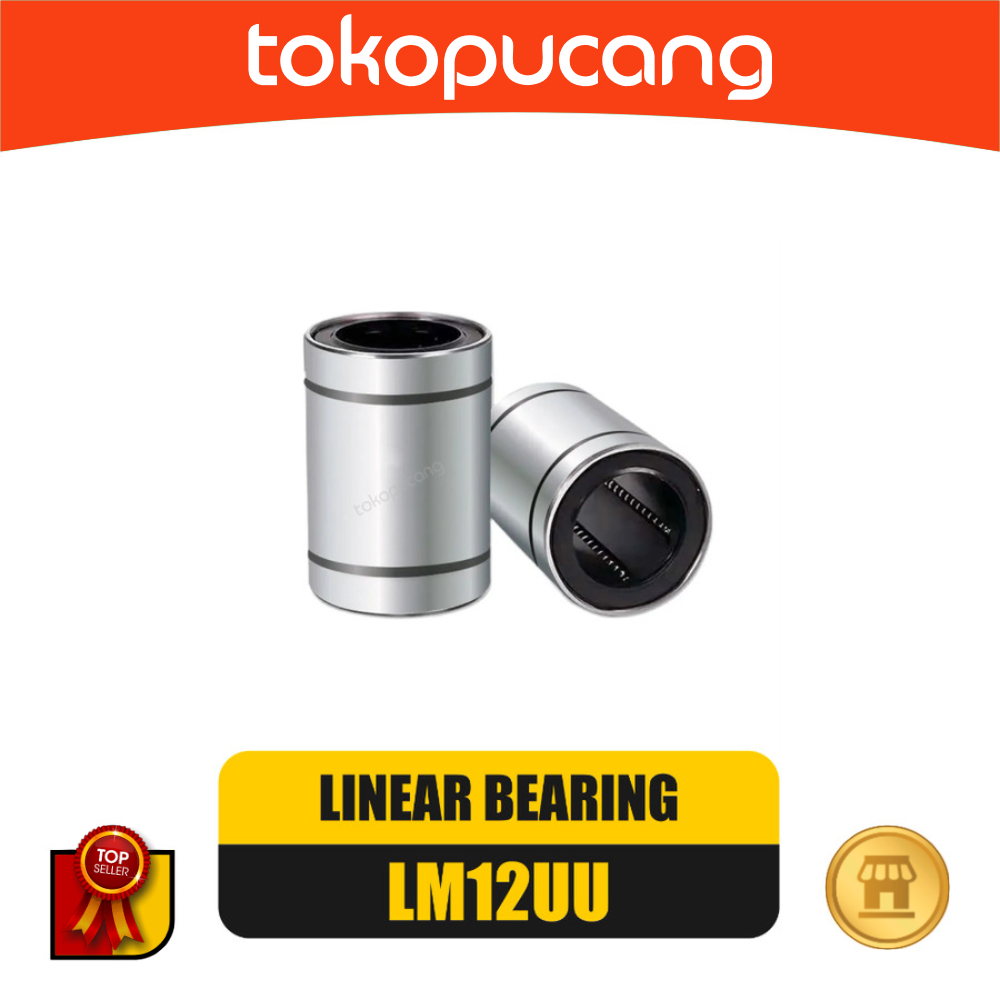 LM12UU LM12 UU LM 12UU LM 12 UU 12x21x30 CNC Linear Bearing KG28 เลื่อน Motion Bushing Motion ball