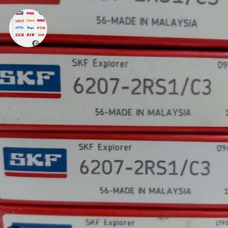 แบริ่ง 6207 2RS1/C3 SKF ORIGINAL