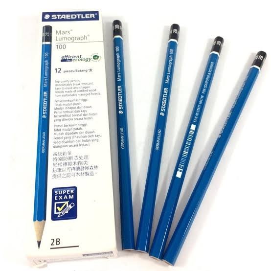 ดินสอ Staedtler 2 B.