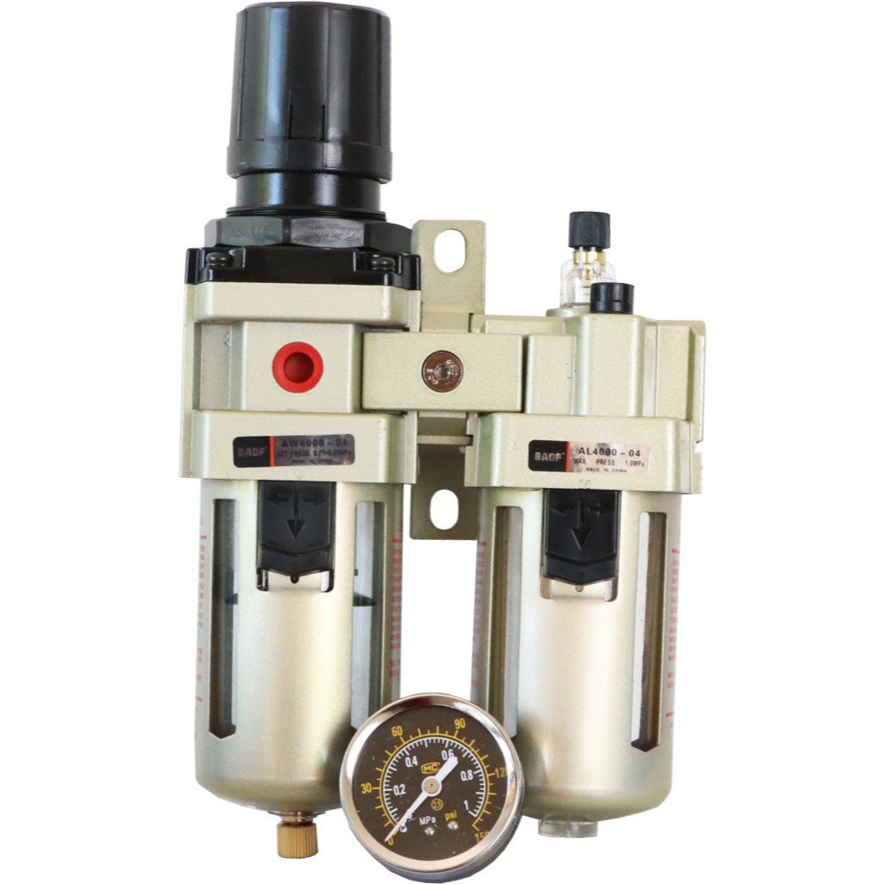 AIR FILTER REGULATOR PNEUMATIC COMPRESSOR AC4010-04 หลอดคู่