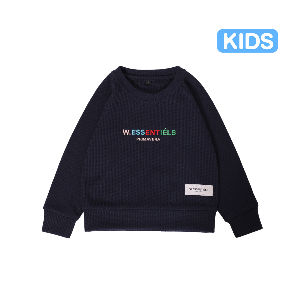 W.Essentials Kids Luege Sweater Oversize Sundae Blueberry