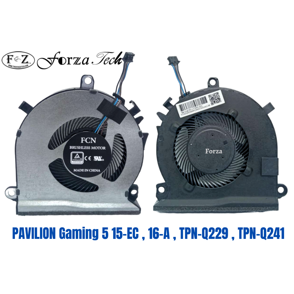พัดลม HP PAVILION GAMING 5 15-EC 15-EC0016AX 15-EC0075AX L77560-001 ใหม่