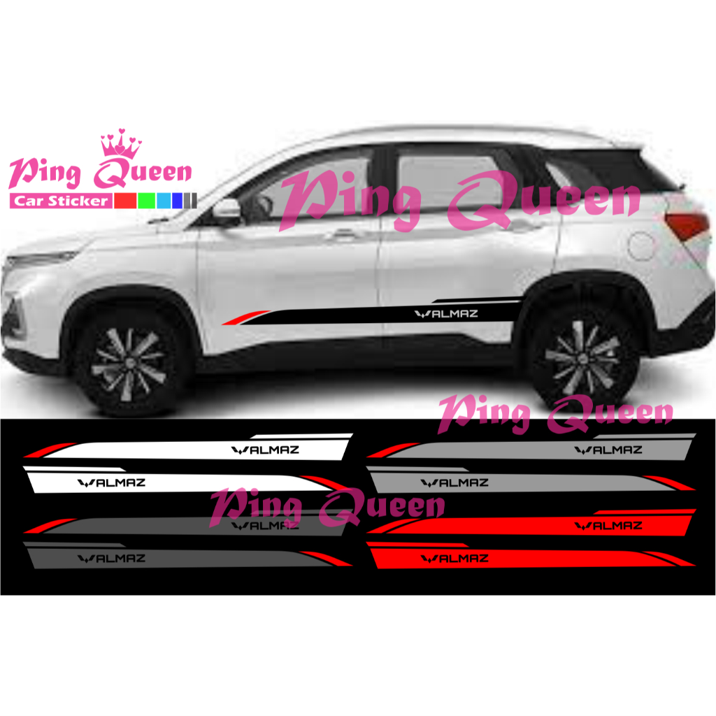 สติ๊กเกอร์ตัด ALMAZ สติ๊กเกอร์ติดรถ LIST WULING ALMAZ