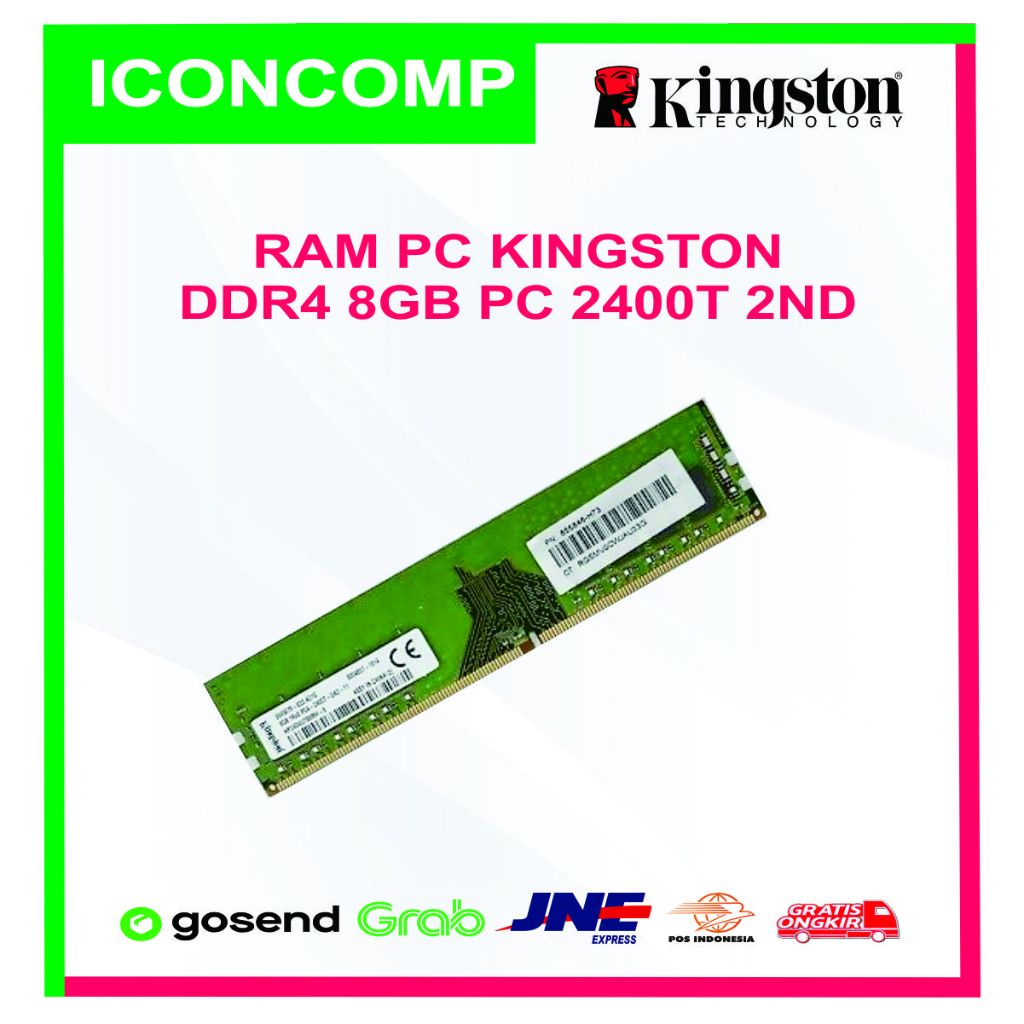 DDR4 8GB KINGSTON PC 2400T