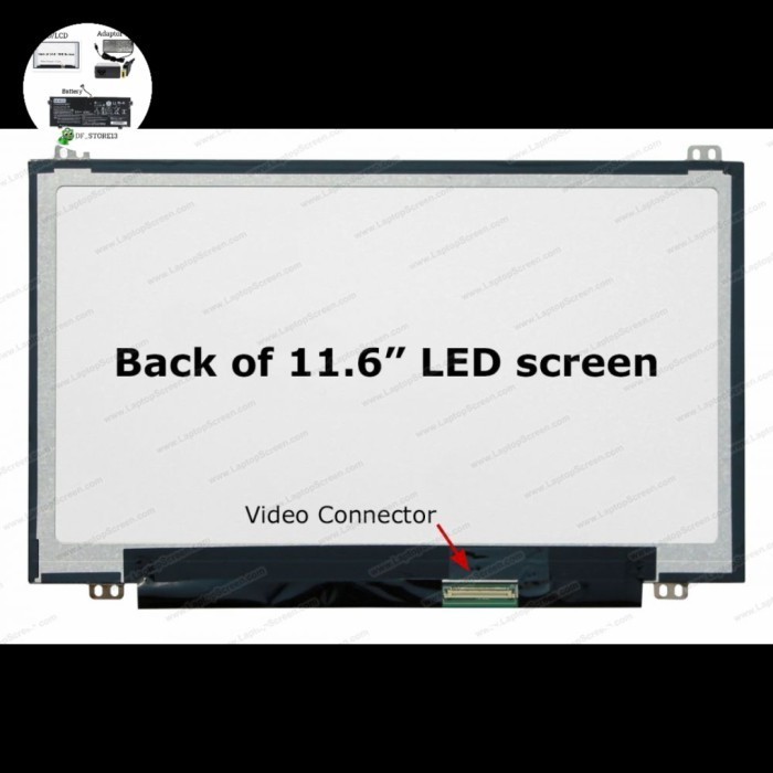 Layar Acer Aspire One 756 AO756 AOD756 D756 11.6 Laptop LCD หน ้ าจอ LED