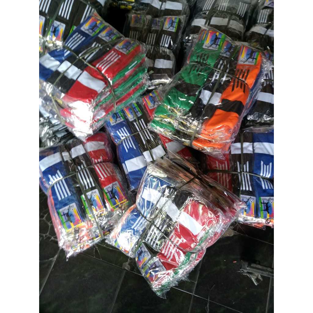 (ขายส่ง) ถุงเท้าบอล/ ถุงเท้า FUTSAL/ ถุงเท้ากีฬา (1 โหล/12 คู่)