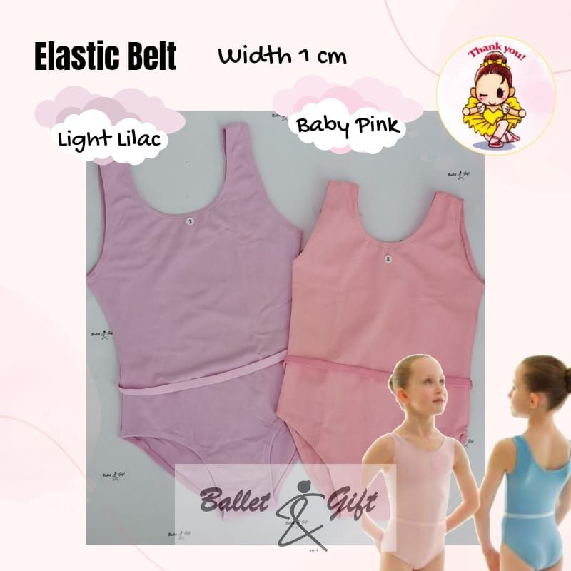 ELASTIC BELT / ELASTICATED WAISTBAND ยางสําหรับชุดรัดรูปบัลเล่ต์ สายรัดเอวยางยืด