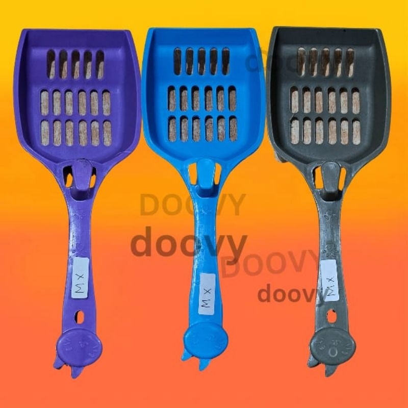 [MX-1000] MX CAT SCOOPER WITH KITTY HANDLE CAT SAND SCOOPER